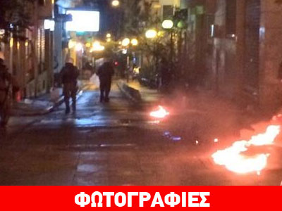 Μολότοφ έξω από τα κεντρικά του ΠΑΣΟΚ